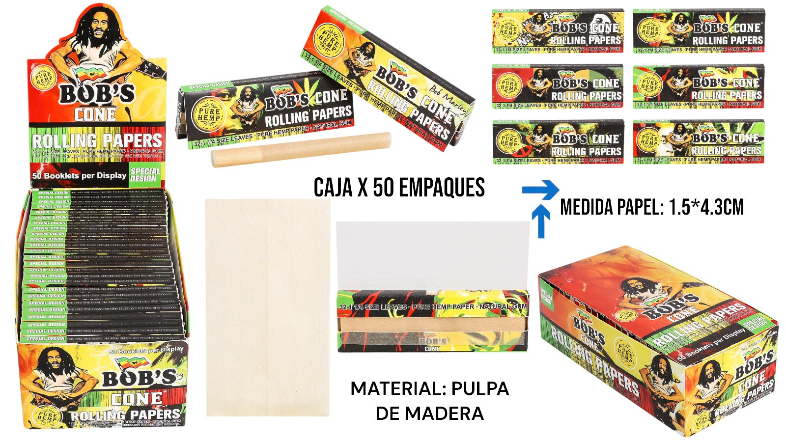 PAPEL BOB MARLEY 1 PAPEL BOB MARLEY 1